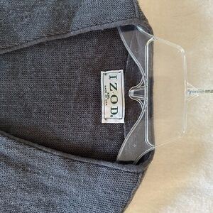 IZOD Charcoal Knit Sweater